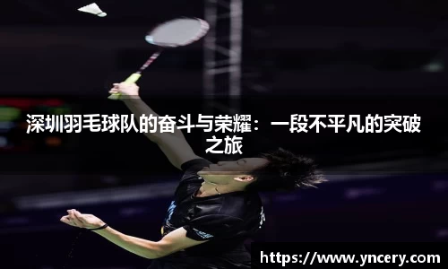 深圳羽毛球队的奋斗与荣耀：一段不平凡的突破之旅