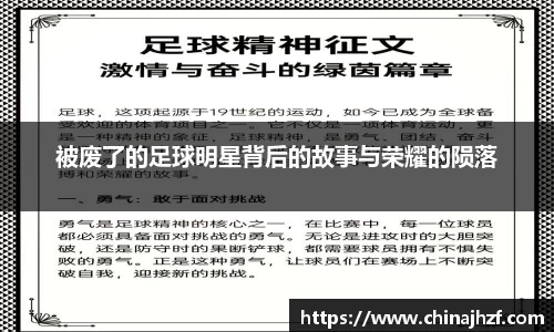 被废了的足球明星背后的故事与荣耀的陨落
